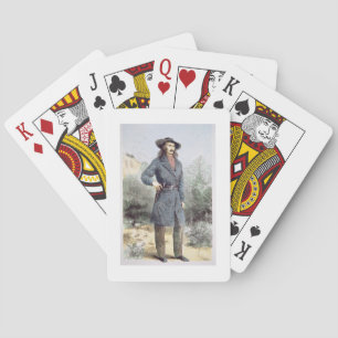 The first published picture of 'Wild Bill' Hickok Playing Cards