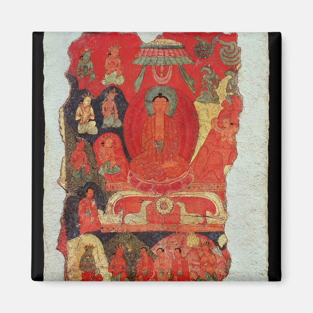 The First Sermon of Buddha Magnet (Front)