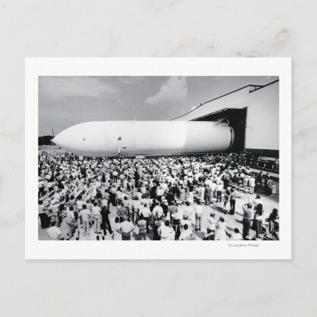 The First Space Shuttle External Tank Postcard (Front)