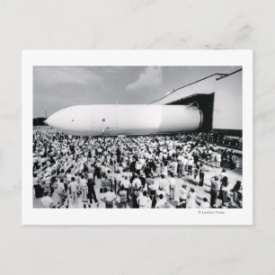 The First Space Shuttle External Tank Postcard