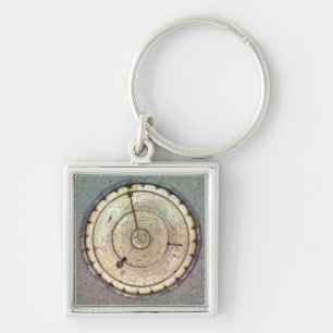 The first spring driven clock with fusee, view of key ring