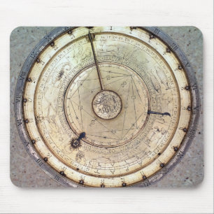 The first spring driven clock with fusee, view of mouse pad