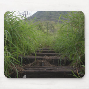 The first step invites hikers up Koko Crater Mouse Pad