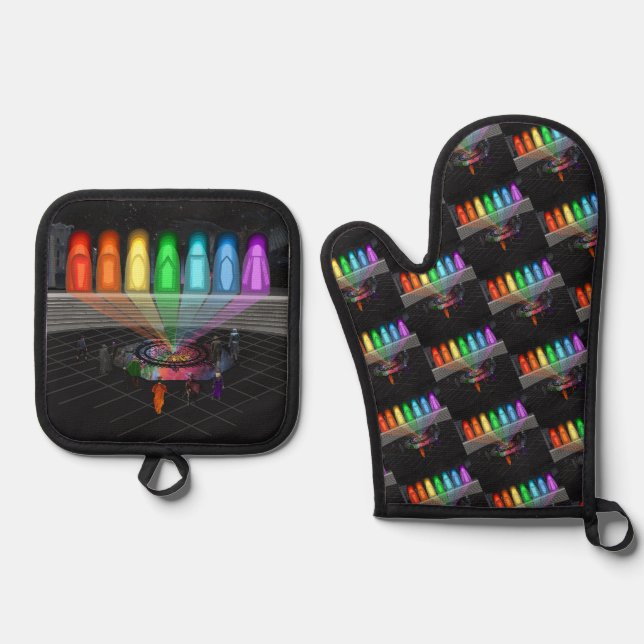The First Step Oven Mitt & Pot Holder Set (Front)