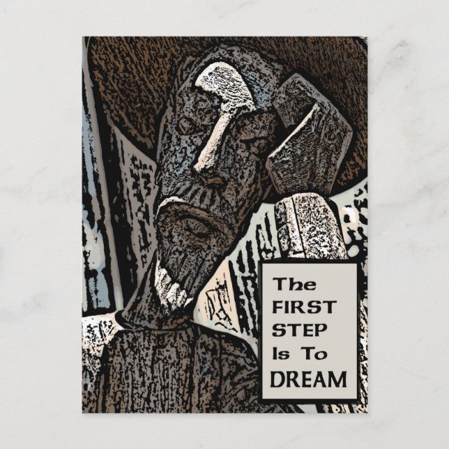 The First Step Postcard (Front)
