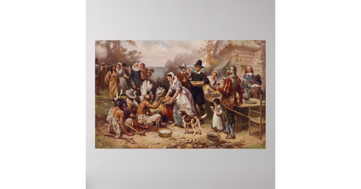 First thanksgiving north america