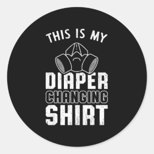 The First Time Being Husband Gift For Wifes Classic Round Sticker