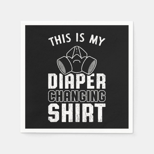The First Time Being Husband Gift For Wifes Napkin (Front)