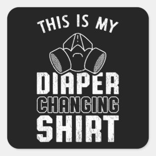 The First Time Being Husband Gift For Wifes Square Sticker
