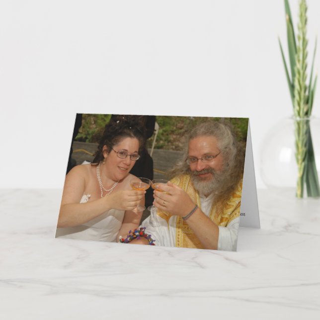 The First Toast Thank You Card (Front)