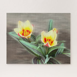 The first tulips jigsaw puzzle