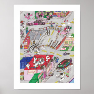 The First Voltz Drawing Poster