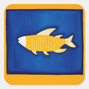 The Fish 1998 Square Sticker