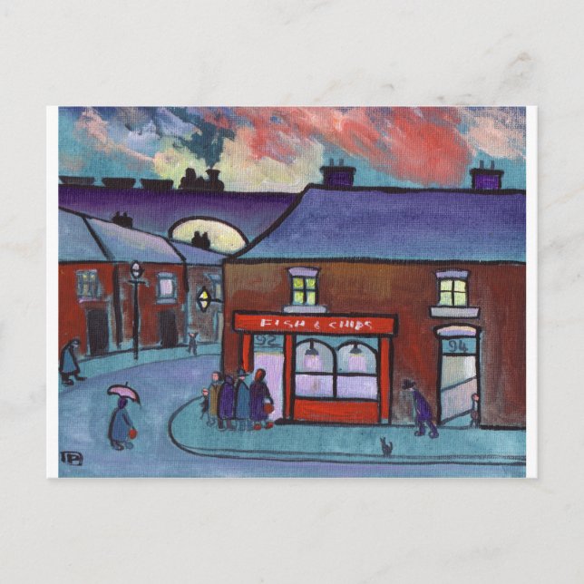 THE FISH AND CHIP SHOP POSTCARD (Front)