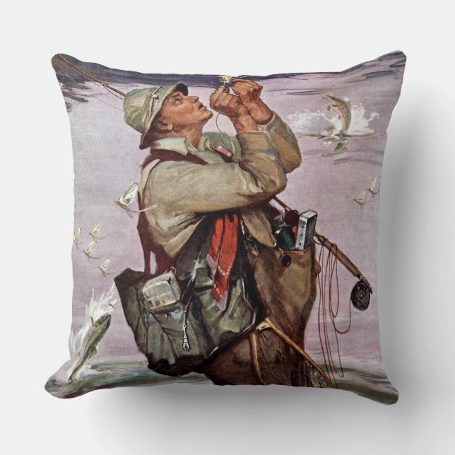 The Fish are Jumping Cushion (Front)