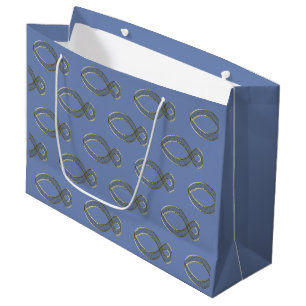 The Fish Christian symbol. Large Gift Bag