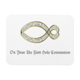 The Fish  Christian symbol. Magnet