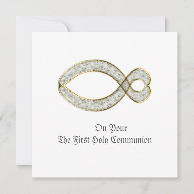 The Fish  Christian symbol. personalised  (Front)