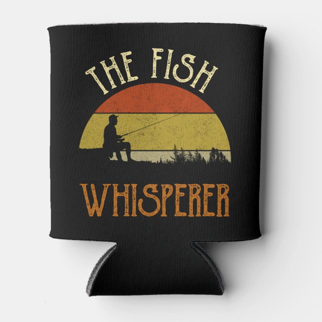 The Fish Whisperer Can Cooler (Front)