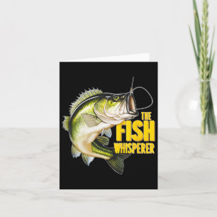 The Fish Whisperer Fishing Novelty Fisherman Gift Card