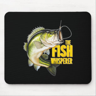 The Fish Whisperer Fishing Novelty Fisherman Gift  Mouse Pad