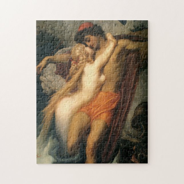 The Fisherman and the Syren | Frederic Leighton Jigsaw Puzzle (Vertical)