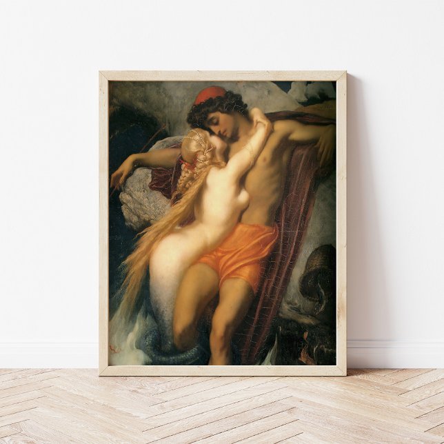 The Fisherman and the Syren | Frederic Leighton Poster (Creator Uploaded)