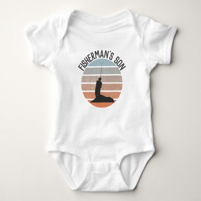 The Fisherman Baby Bodysuit (Front)