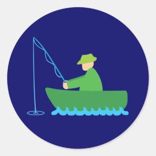 The Fisherman Classic Round Sticker