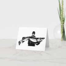 The fisherman has caught a big fish