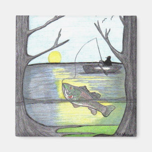 " The Fisherman " Magnet