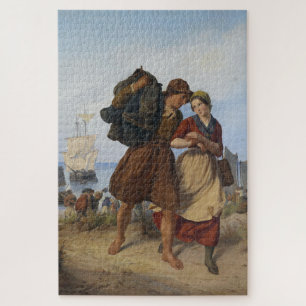 The Fisherman's Homecoming (by Rudolf Jordan) Jigsaw Puzzle