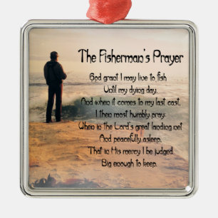 The Fishermans Prayer Metal Tree Decoration