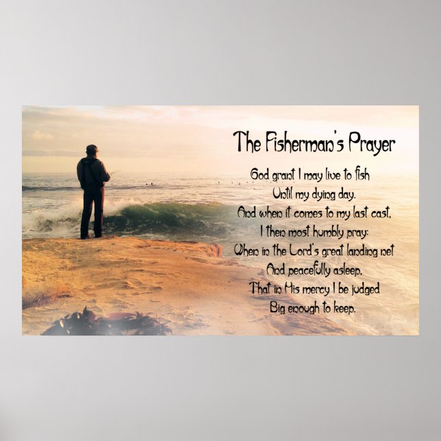 The Fishermans Prayer Poster (Front)