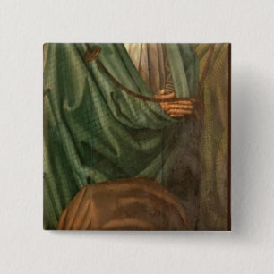 The Fishermen, from the Polyptych of St. 15 Cm Square Badge