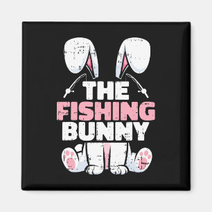 The Fishing Bunny Easter Family Matching Spring Me Magnet