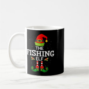 The Fishing Elf Christmas Family Matching Pajama Coffee Mug