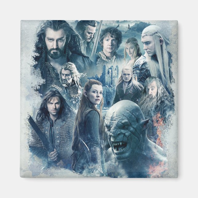 The Five Armies Character Graphic Magnet (Front)