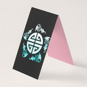 The Five great Blessings;Happiness,Health,Virtue,P Business Card