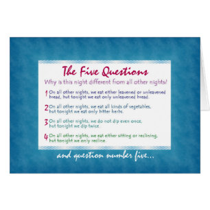 The Five Questions of Pesach