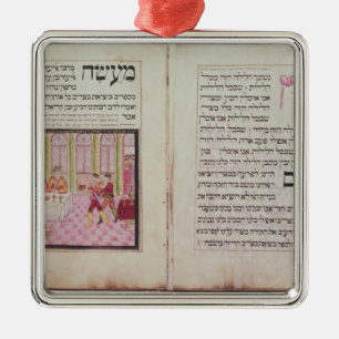 The five Rabbis of Bne Brak Metal Ornament