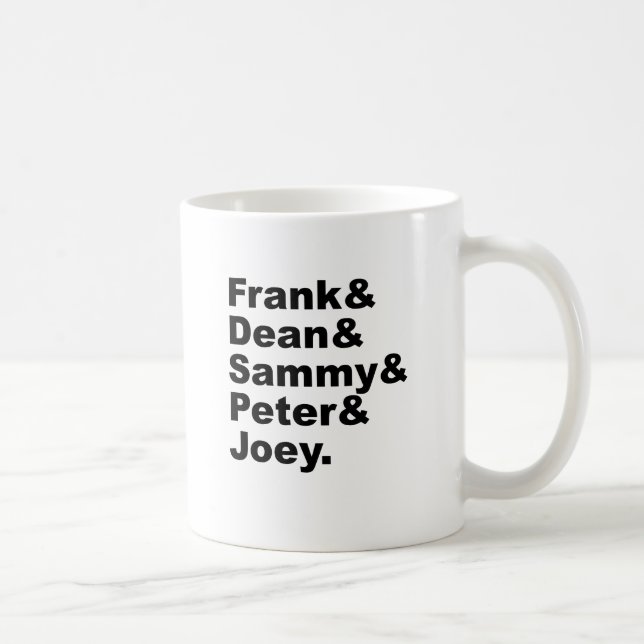 The Five Rats | Frank Dean Sammy Joey & Peter Coffee Mug (Right)