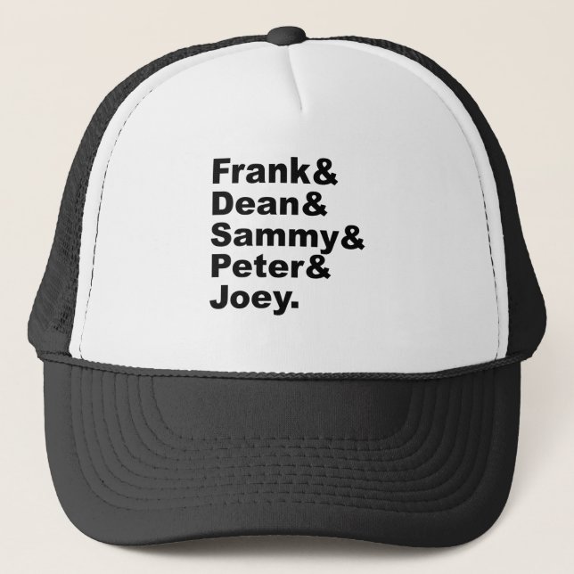 The Five Rats | Frank Dean Sammy Joey & Peter Trucker Hat (Front)