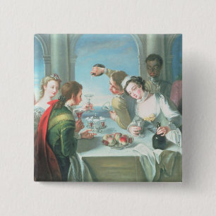The Five Senses 15 Cm Square Badge