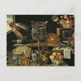 The Five Senses, 1638 Postcard