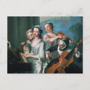 The Five Senses Postcard