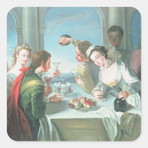 The Five Senses Square Sticker