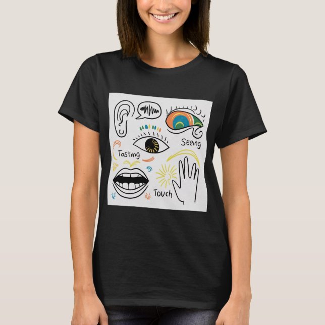 The Five Senses T-Shirt (Front)