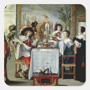 The Five Senses - Taste Square Sticker