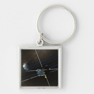 The five THEMIS spacecraft in orbit Key Ring